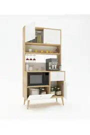 Latte Kahve Köşesi / Çok Amaçlı Dolap / Airfryer Dolabı / Mutfak Organizeri